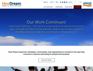 newdream.org screenshot