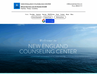 newenglandpsychiatry.com screenshot