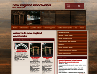 newenglandwoodworks.com screenshot