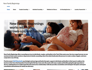 newfamilybeginnings.com screenshot