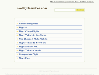 newflightservices.com screenshot