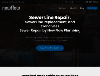 newflowplumbing.com screenshot