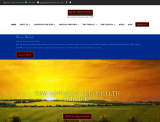 newfrontierspsychiatry.com screenshot