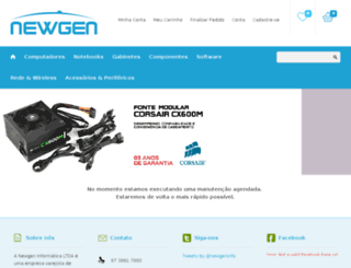 newgenloja.com screenshot