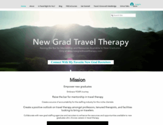 newgradtraveltherapy.com screenshot