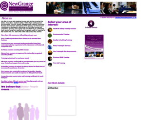 newgrangetraining.co.uk screenshot