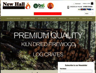 newhallfirewood.co.uk screenshot