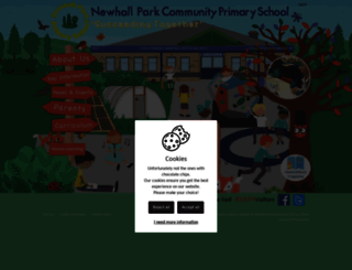 newhallparkprimary.net screenshot