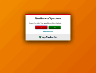 newhavanacigars.com screenshot