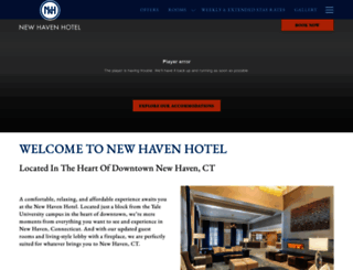 newhavenhotel.com screenshot