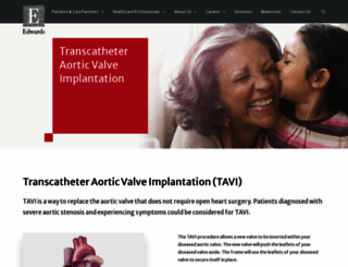 newheartvalve.com screenshot