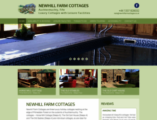 newhillfarmcottages.co.uk screenshot