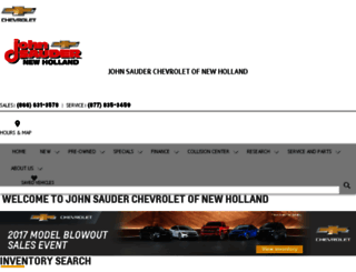newhollandjohnsauderauto.com screenshot