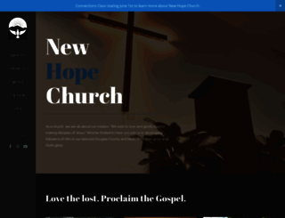 newhopefamilyonline.com screenshot