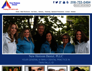 newhorizondentaltwinfalls.com screenshot