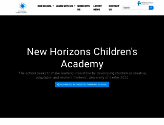 newhorizonschildrensacademy.org.uk screenshot