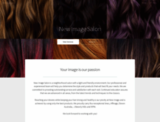 newimagesalonburlington.com screenshot