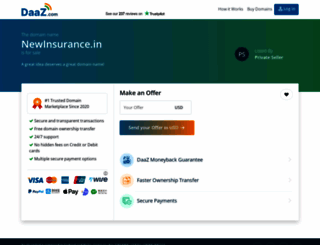 newinsurance.in screenshot
