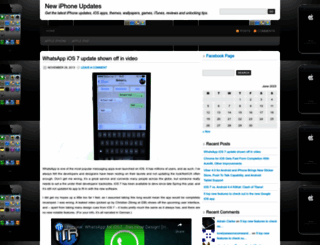 newiphoneupdates.wordpress.com screenshot