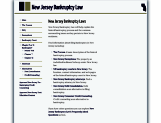 newjerseybankruptcy.info screenshot