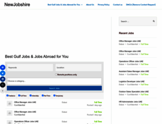 newjobshire.com screenshot
