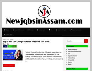 newjobsinassam.com screenshot