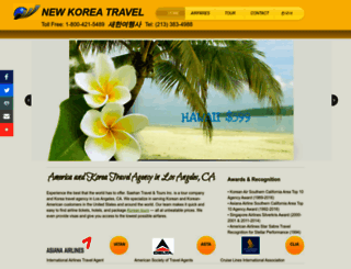 newkoreatravel.com screenshot