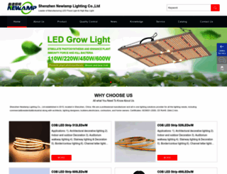 newlamp-lighting.com screenshot