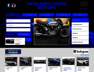 newlandscrossmotors.ie screenshot