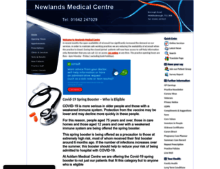 newlandsmedical.org.uk screenshot
