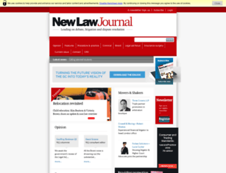 newlawjournal.co.uk screenshot