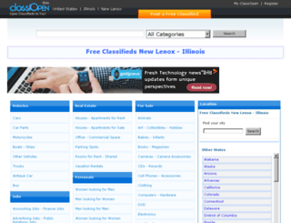 newlenox.classiopen.com screenshot