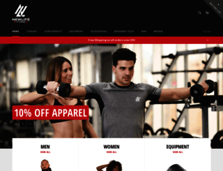 newlife-fitness-llc.myshopify.com screenshot