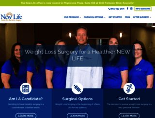 newlifebariatricsurgery.com screenshot