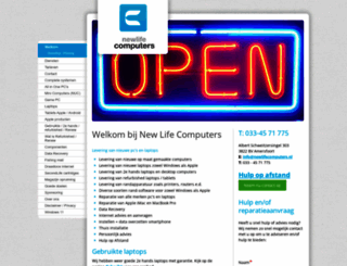 newlifecomputers.nl screenshot