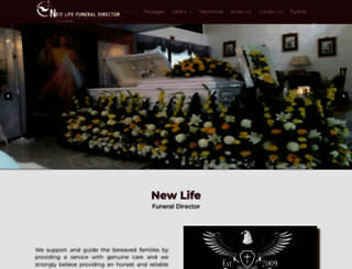 newlifefuneral.com screenshot