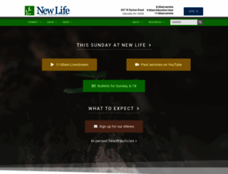 newlifeglenside.com screenshot