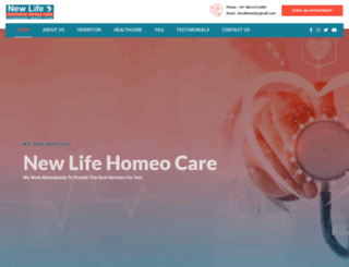 newlifehomeocare.com screenshot