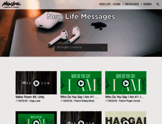 newlifesermons.com screenshot