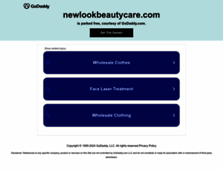 newlookbeautycare.com screenshot