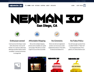 newman3d.com screenshot
