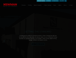 newmanprint.com screenshot