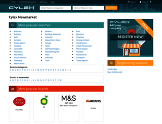 newmarket.cylex-uk.co.uk screenshot