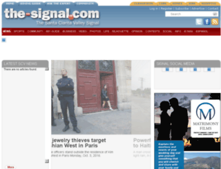newmedia.the-signal.com screenshot