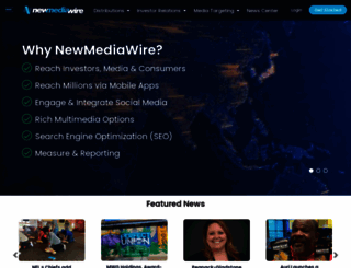 newmediawire.com screenshot