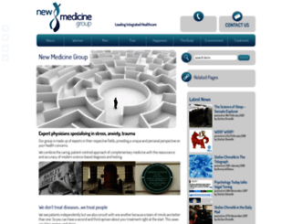 newmedicinegroup.com screenshot