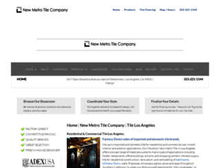 newmetrotile.com screenshot