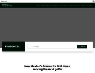 newmexicogolfnews.com screenshot