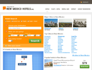 newmexicohotels.org screenshot