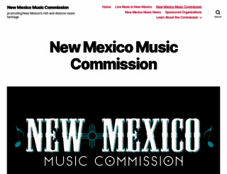 newmexicomusic.org screenshot